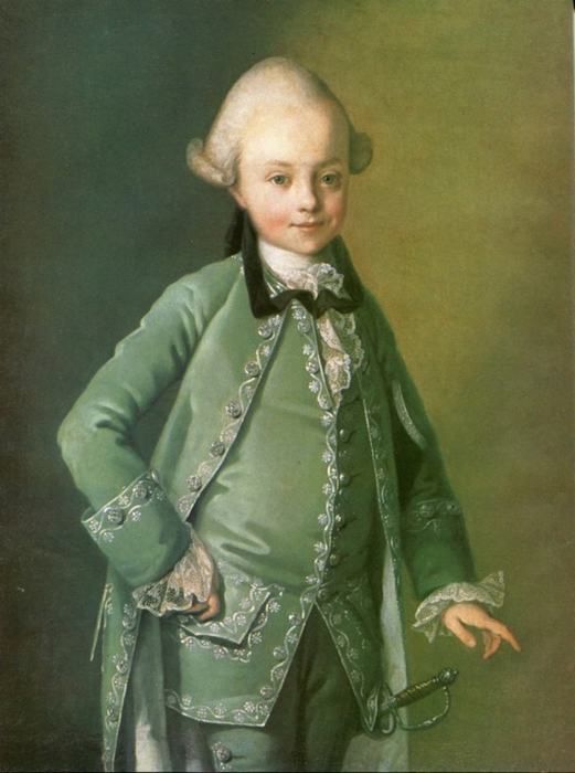 Будущий граф Алексей Григорьевич Бобринский (1762-1813) Будущий граф Алексей Григорьевич Бобринский (1762-1813)