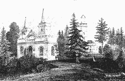 Островки, Замок Потемкина. Рисунок из книги М.И. Пыляева . Забытое прошлое окрестностей Петербурга. СПб. 1889 Островки, Замок Потемкина. Рисунок из книги М.И. Пыляева . Забытое прошлое окрестностей Петербурга. СПб. 1889