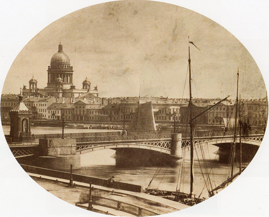 Вид на Николаевский мост. 1880-е гг. Вид на Николаевский мост. 1880-е гг.