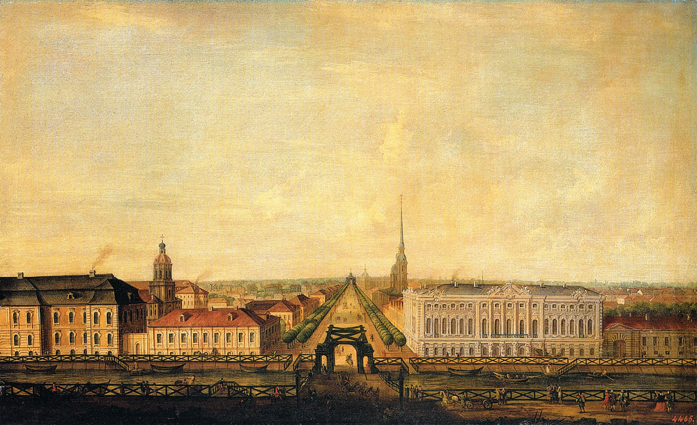 Невский проспект, 1750-е годы