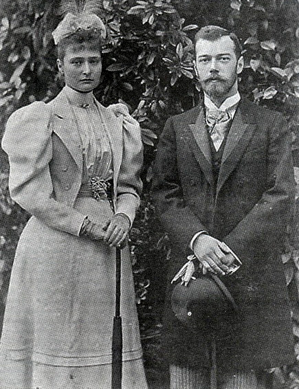 Цесаревич Николай Александрович и принцесса Алиса Гессенская
