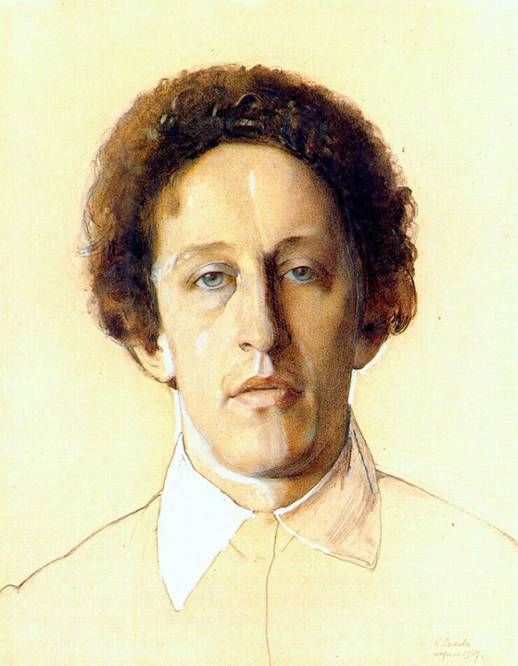Портрет А.А. Блока, худ. К. Сомов, 1907 г. Портрет А.А. Блока, худ. К. Сомов, 1907 г.