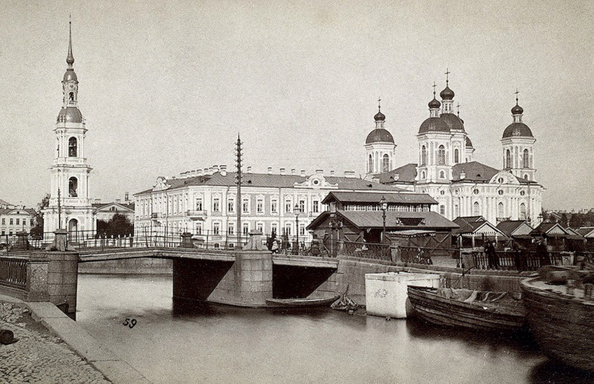 Старо-Никольский мост, А.Э. Фелиш, 1870-е гг.