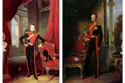      (слева - направо: великий князь Михаил, великий князь Николай)